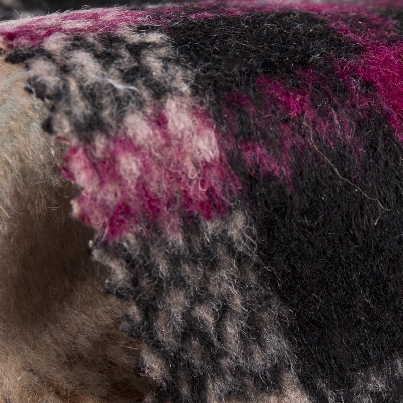 Tecido xadrez escovado jacquard pelúcia tweed xadrez 2124