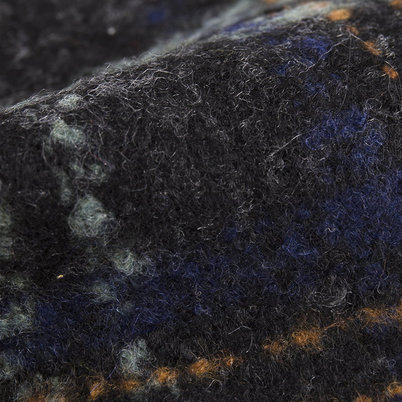 Tecido de tweed de fibra química de fio xadrez tartan 2146