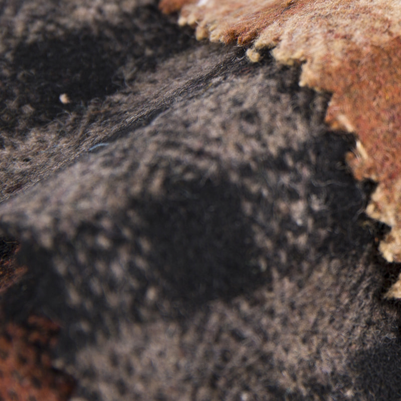 Tecido de tweed espinha de peixe de fibra química Vichy 2279