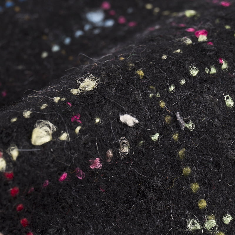 Tecido de tweed para vidraça de fio multicolorido 2422