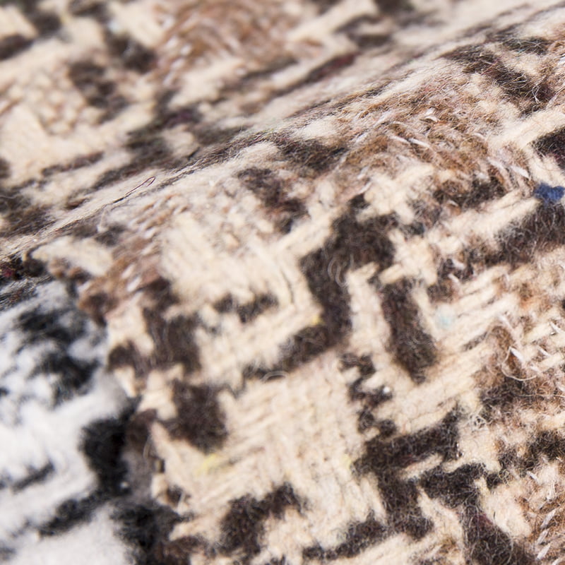 Tecido de tweed xadrez jacquard xadrez tocante de neve 2433