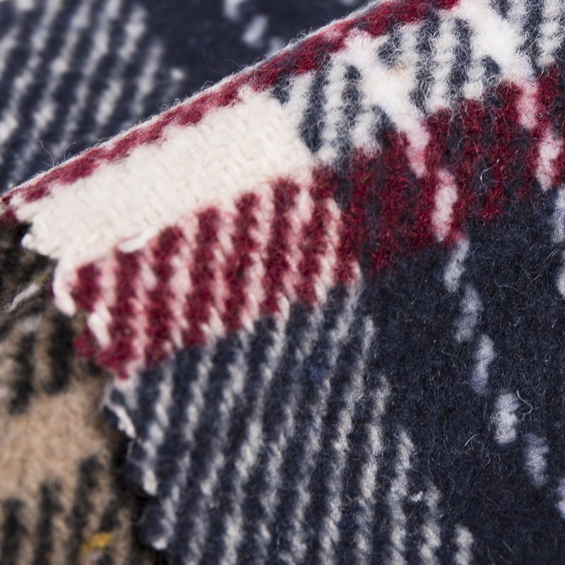 Tecido de tweed de fibra química de lã para roupas escolares xadrez tartan 2569