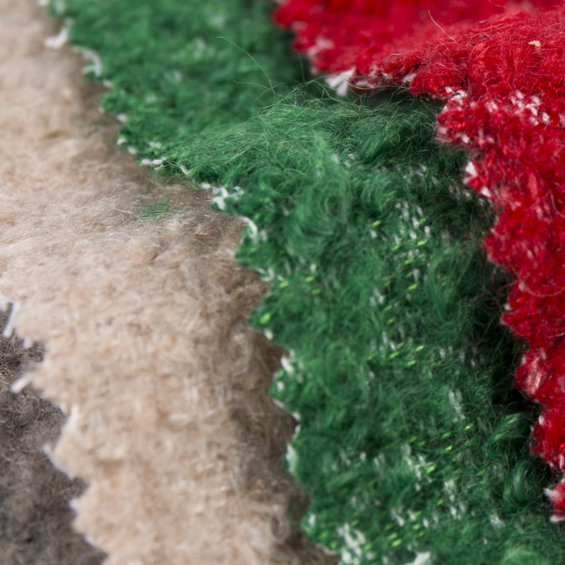 Tecido de tweed de lã berbere multicolorido para roupas femininas 2719