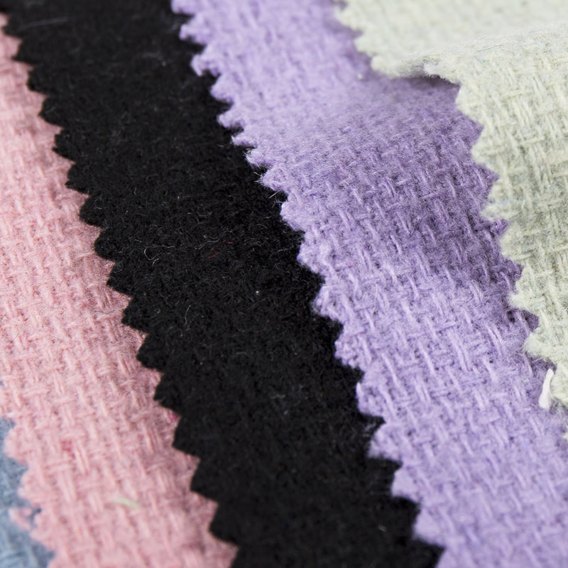 Tecido de tweed de lã cruzada para casacos femininos 2815