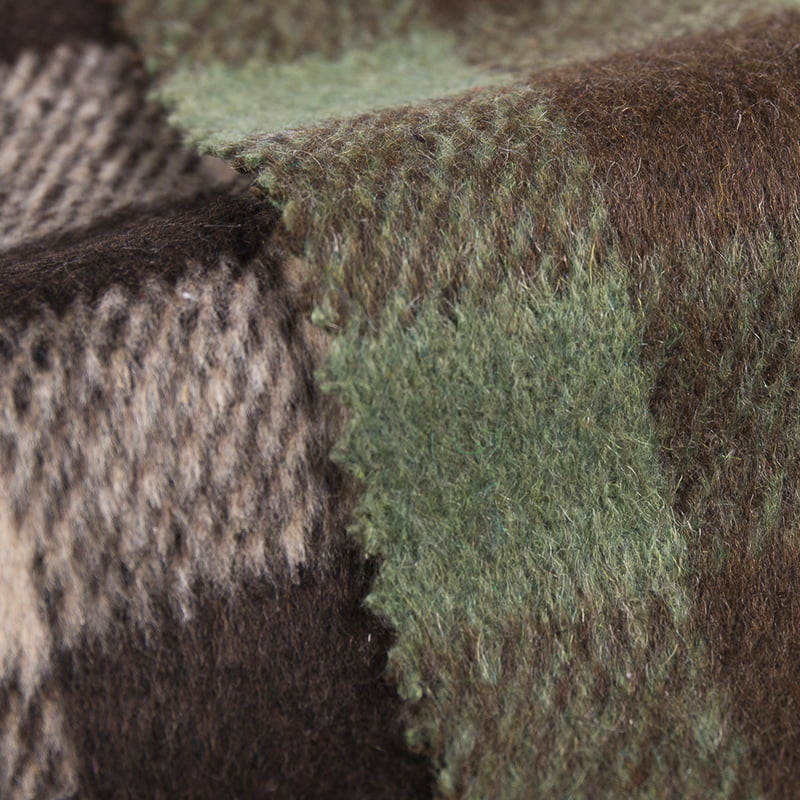 Sarja de vidraça xadrez tartan 10% lã 90% tecido de tweed poliéster 2831