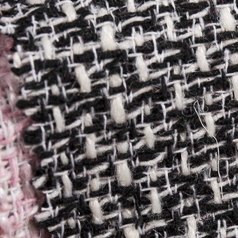 Tecido de tweed de lã com padrão de casca de melão 3180