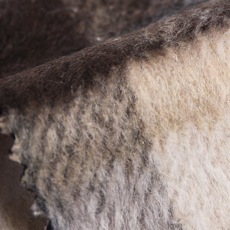 Tela pesada de poliéster liso de lãs de cabelo para sobretudos 3252