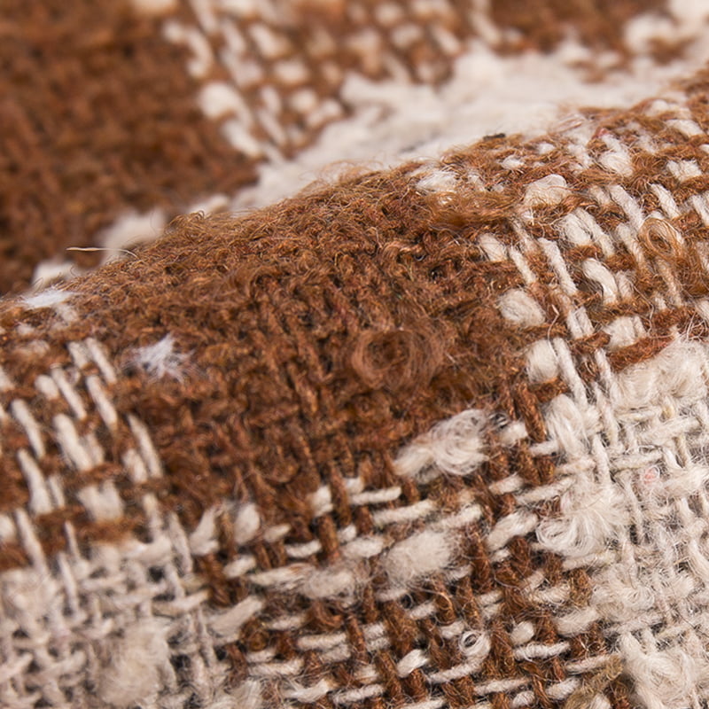 Fio de laço 10% lã 90% tecido de tweed de fibra química 3276