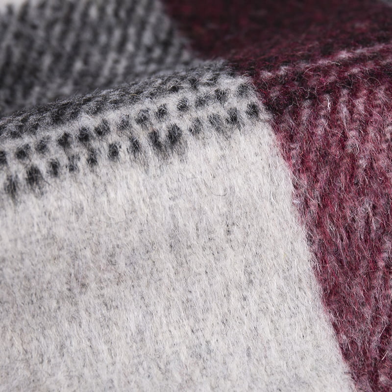 Tecido de cor contrastante em sarja de lã escovada 3293