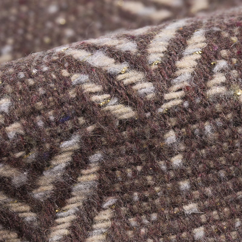 Tecido de lã jacquard de lã espinha de peixe fornecedor da China para roupas 3333