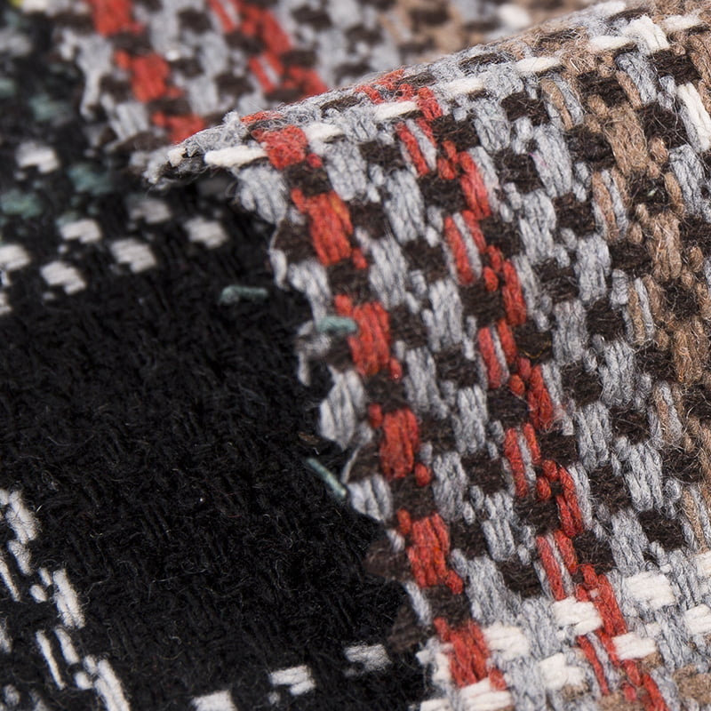 Tecido xadrez boho xadrez para vestido 3543