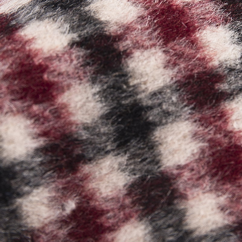 Tecido de lã Vichy Jacquard em cor contrastante SH2410